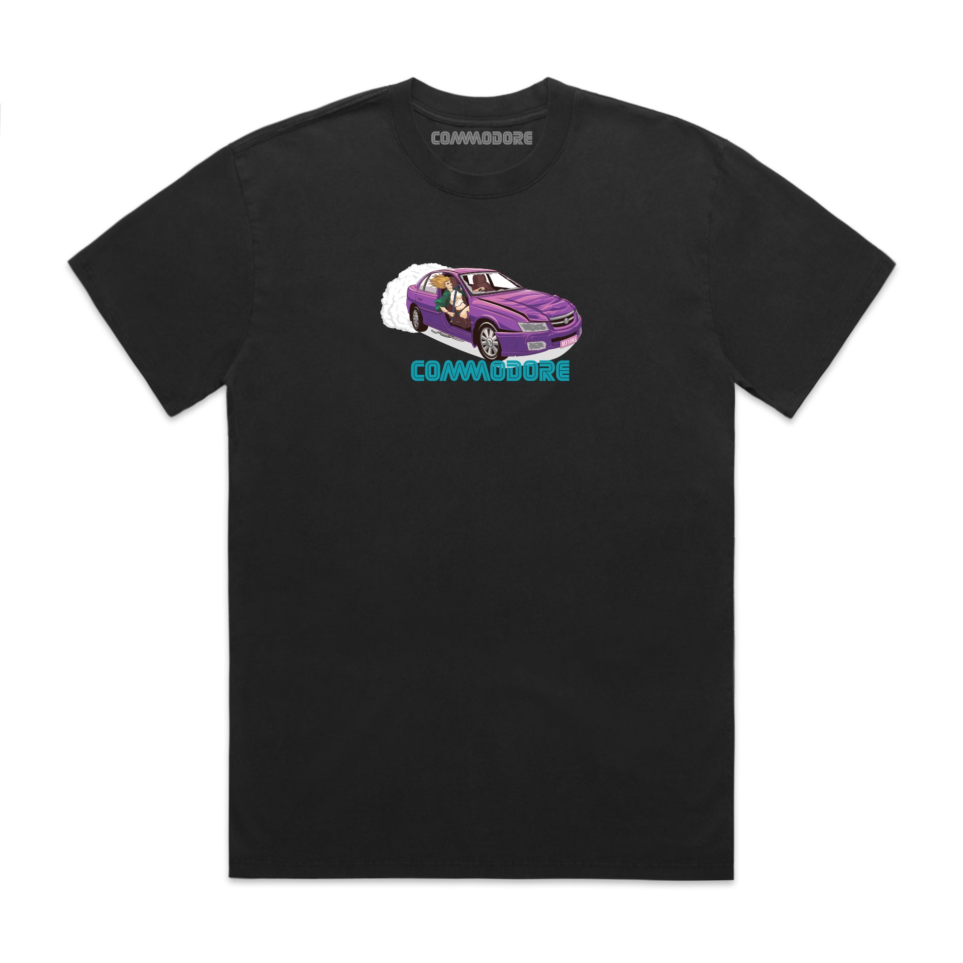 Commodore Bearings - Shieldless T-Shirt (FADED BLACK)
