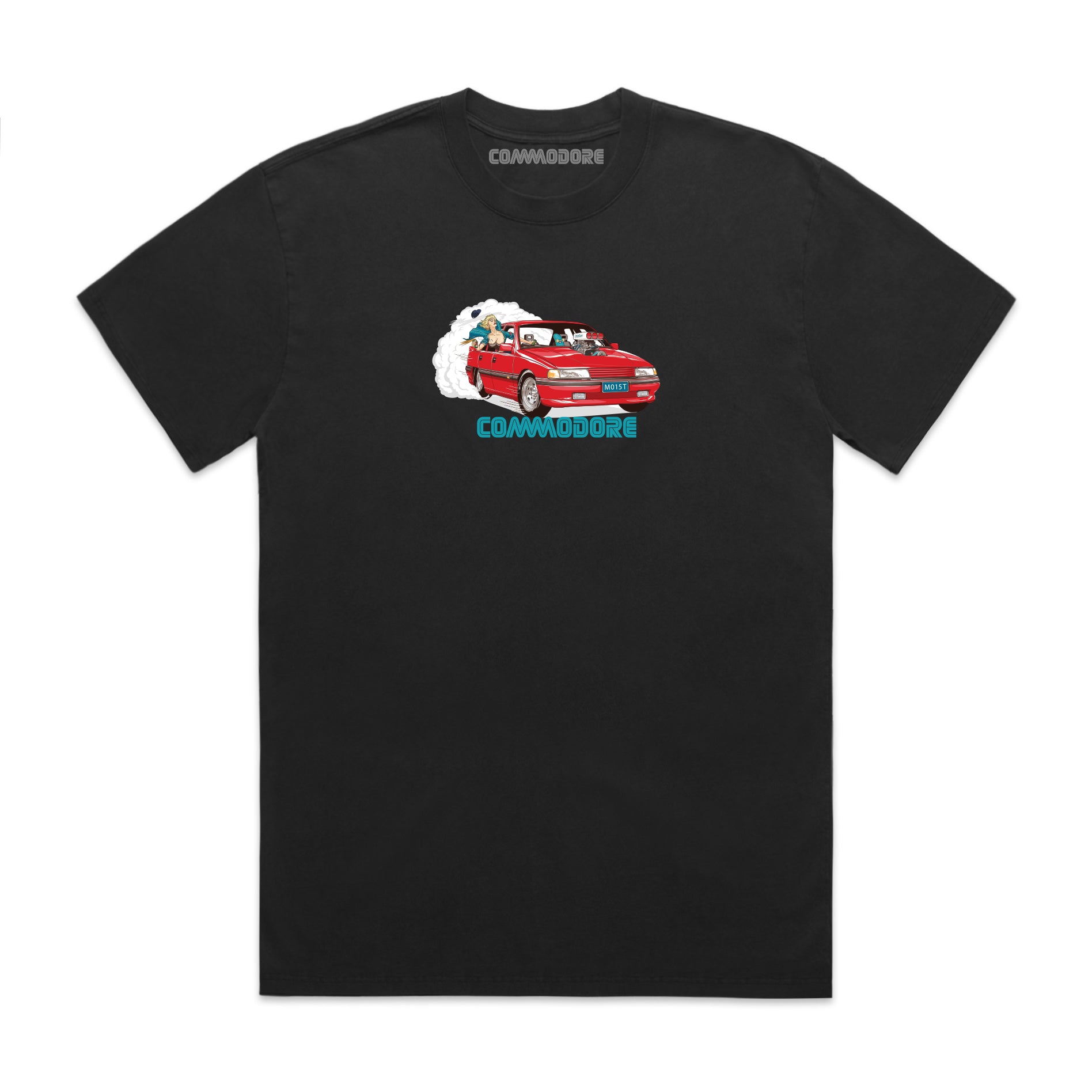Commodore Bearings - V6 T-Shirt (FADED BLACK)