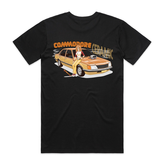 Commodore Bearings - Ceramic Tee (Black)