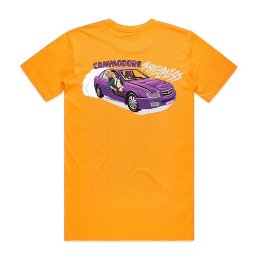 Commodore Bearings - Shieldless Tee (Gold)