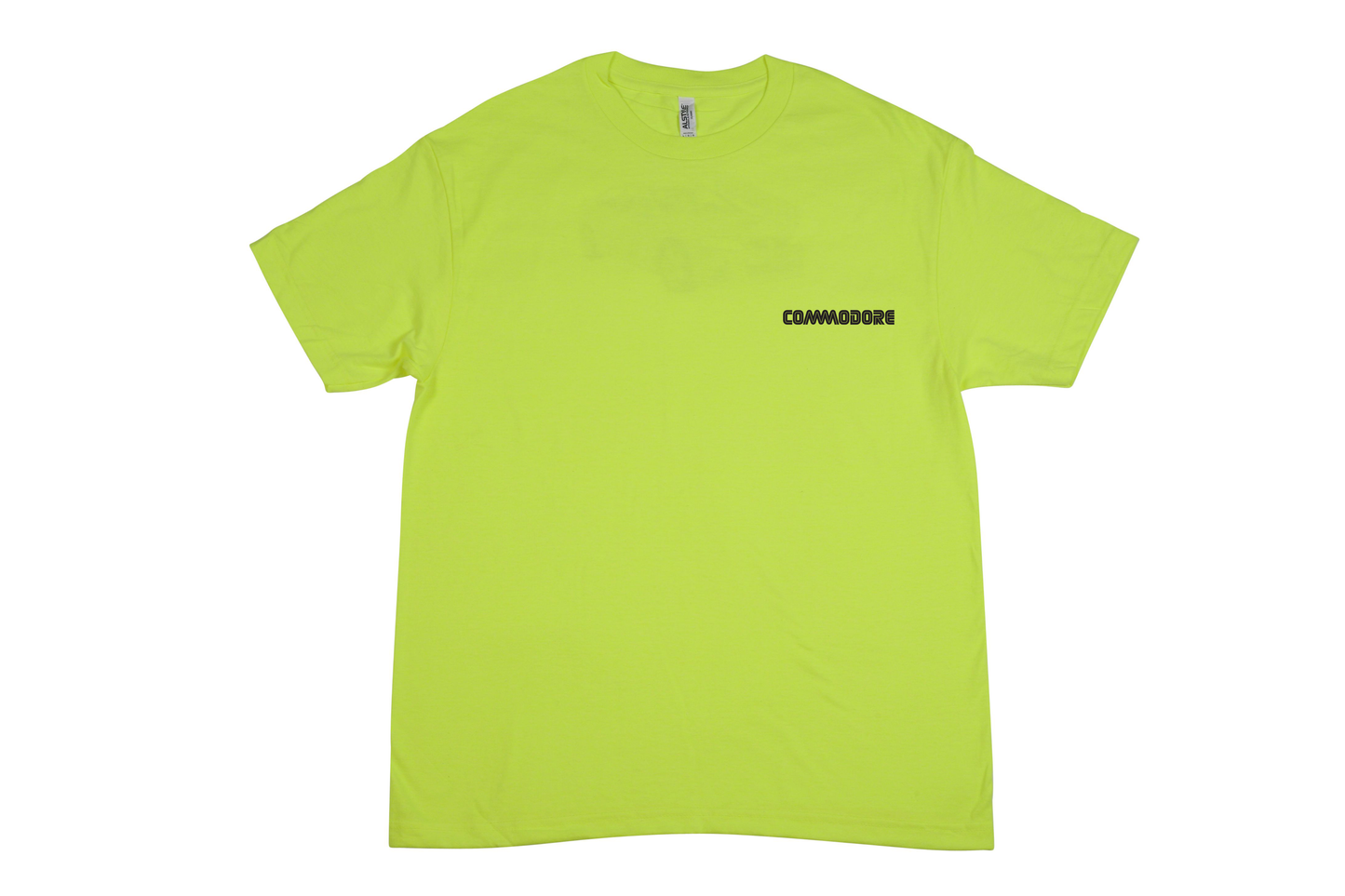 Commodore Bearings - Shieldless Tee (Safety Green)