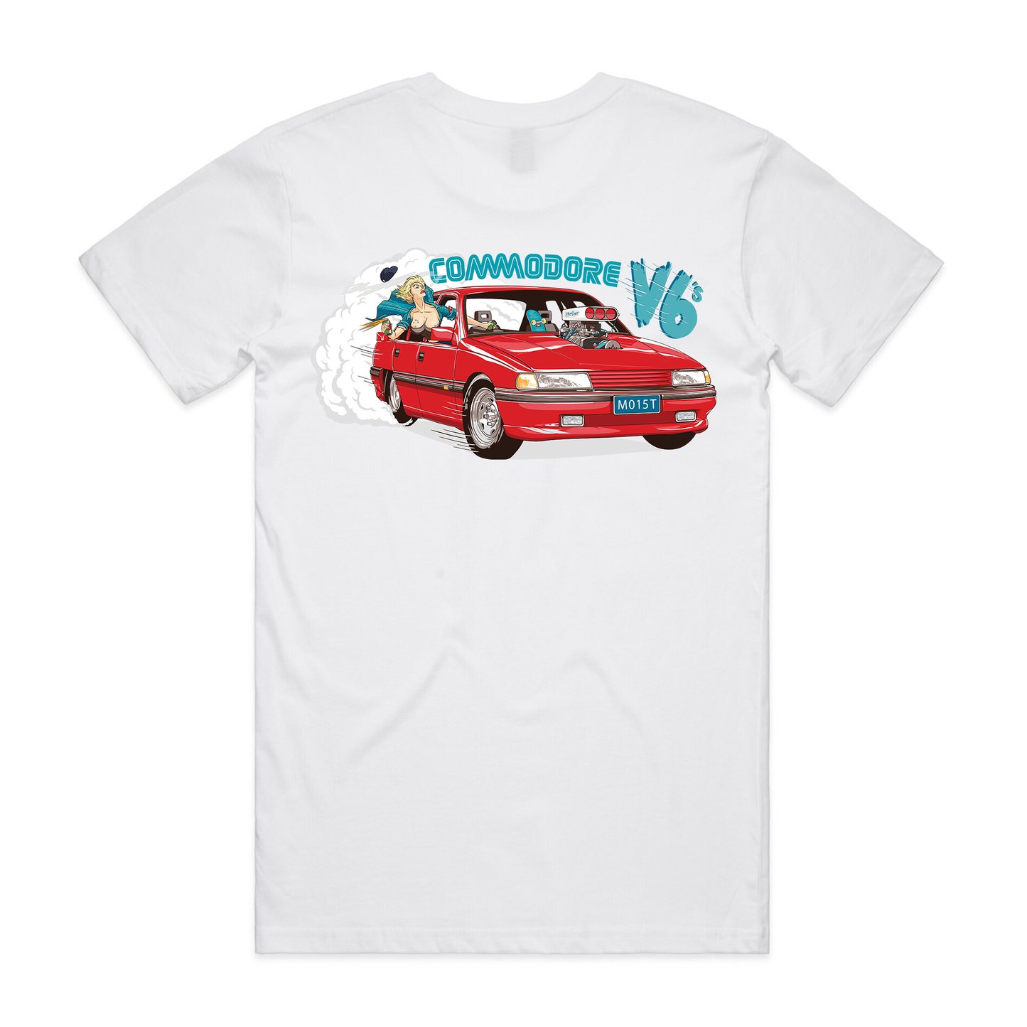 Commodore Bearings - V6 Tee (White)